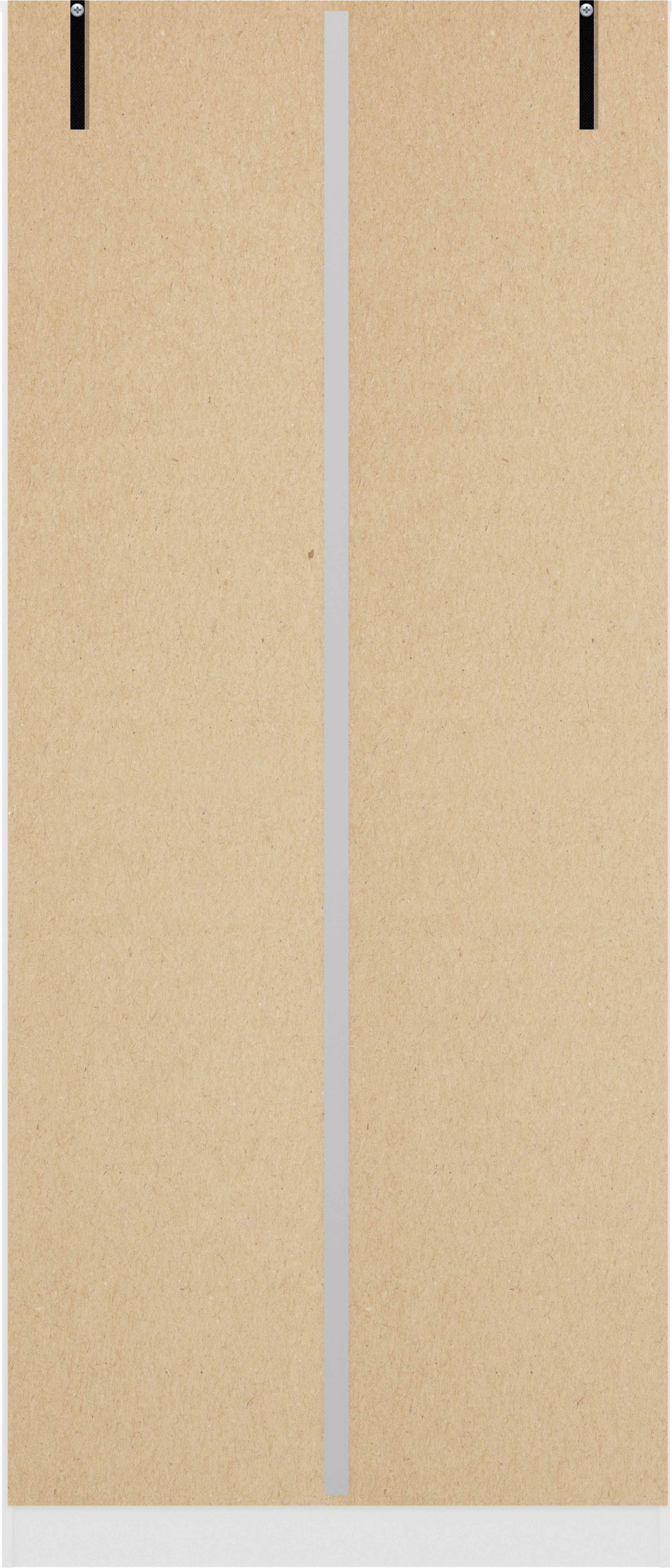 Denver 2 Door Wardrobe - White Gloss