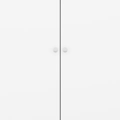 Denver 2 Door Wardrobe - White Gloss
