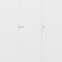 Denver 3 Door Wardrobe - White Gloss