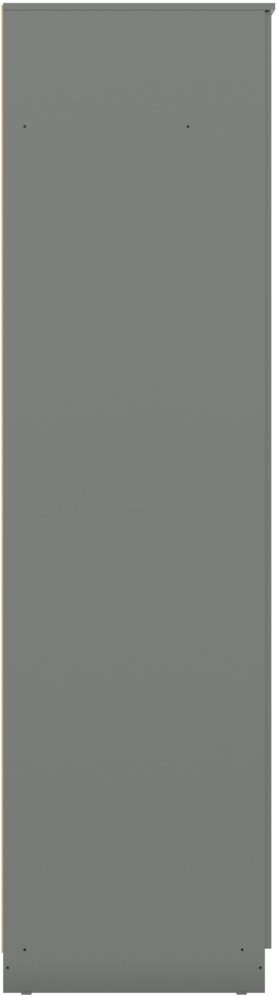 Denver 3 Door Wardrobe - Grey Gloss