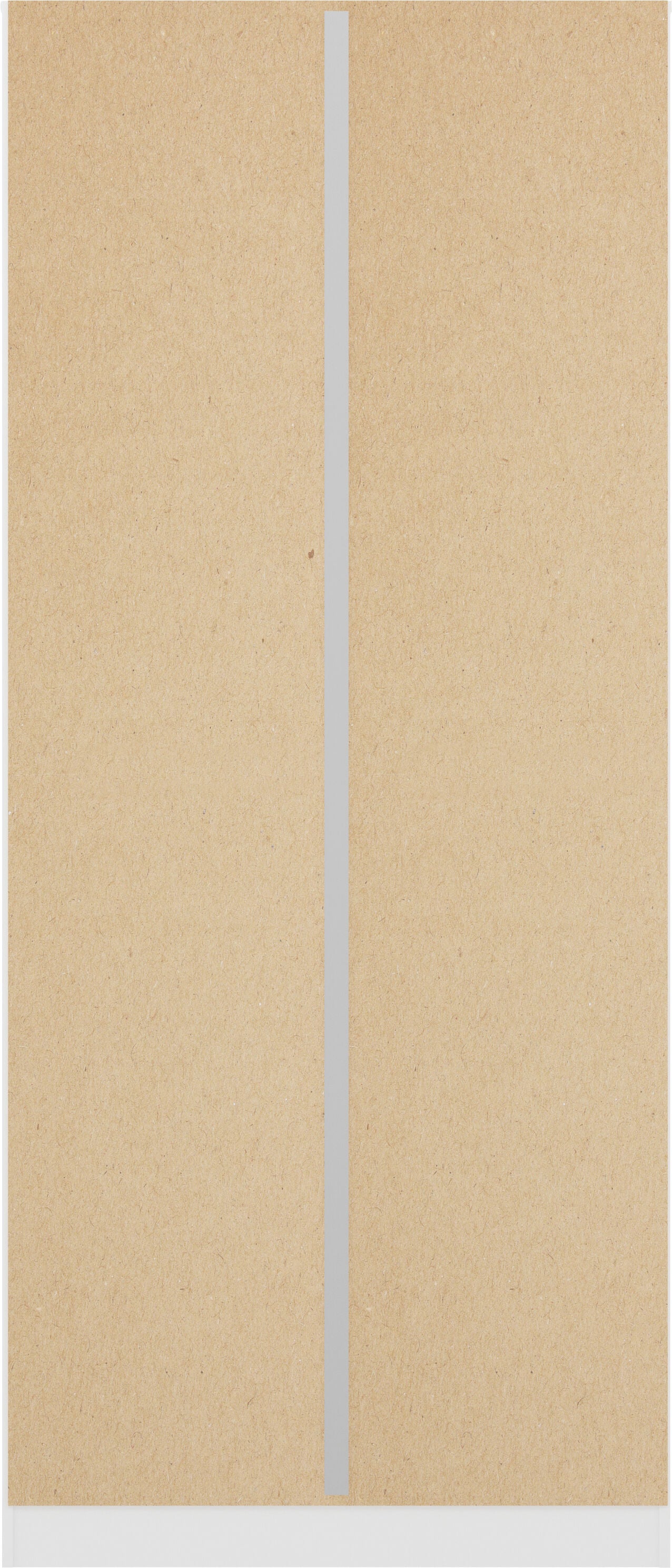 Denver 2 Door Wardrobe - White/Pink Gloss