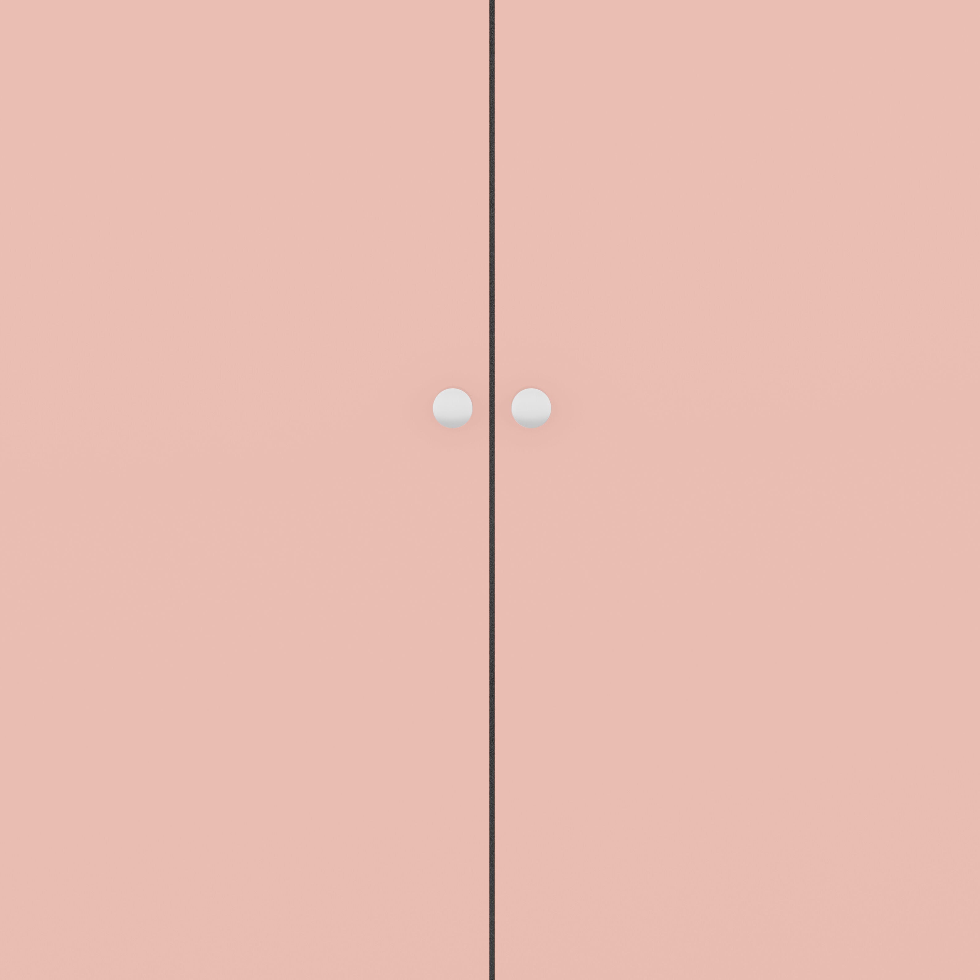 Denver 2 Door Wardrobe - White/Pink Gloss
