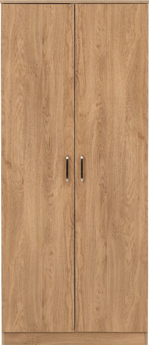 Dakota 2 Door Wardrobe - Oak Effect