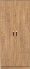 Dakota 2 Door Wardrobe - Oak Effect