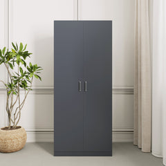 Dakota 2 Door Wardrobe - Dark Grey