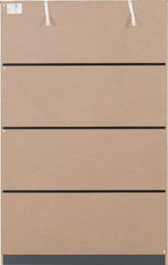Dakota 3 Door Wardrobe - Dark Grey