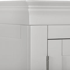 Bordeaux 2 Door Wardrobe - Pebble Grey