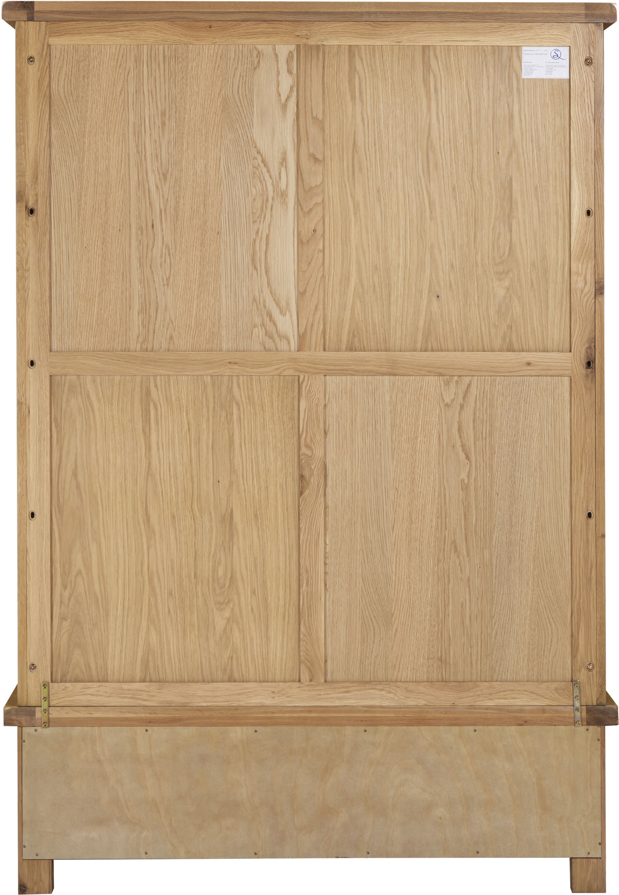 Windsor 3 Door 2 Drawer Wardrobe - Natural Oak