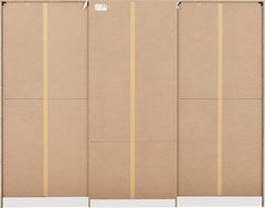 Malvern 6 Door 2 Drawer Wardrobe - White