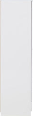 Denver 2 Door 1 Drawer Mirrored Wardrobe - White Gloss