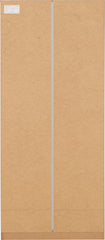 Denver 2 Door 1 Drawer Mirrored Wardrobe - White Gloss