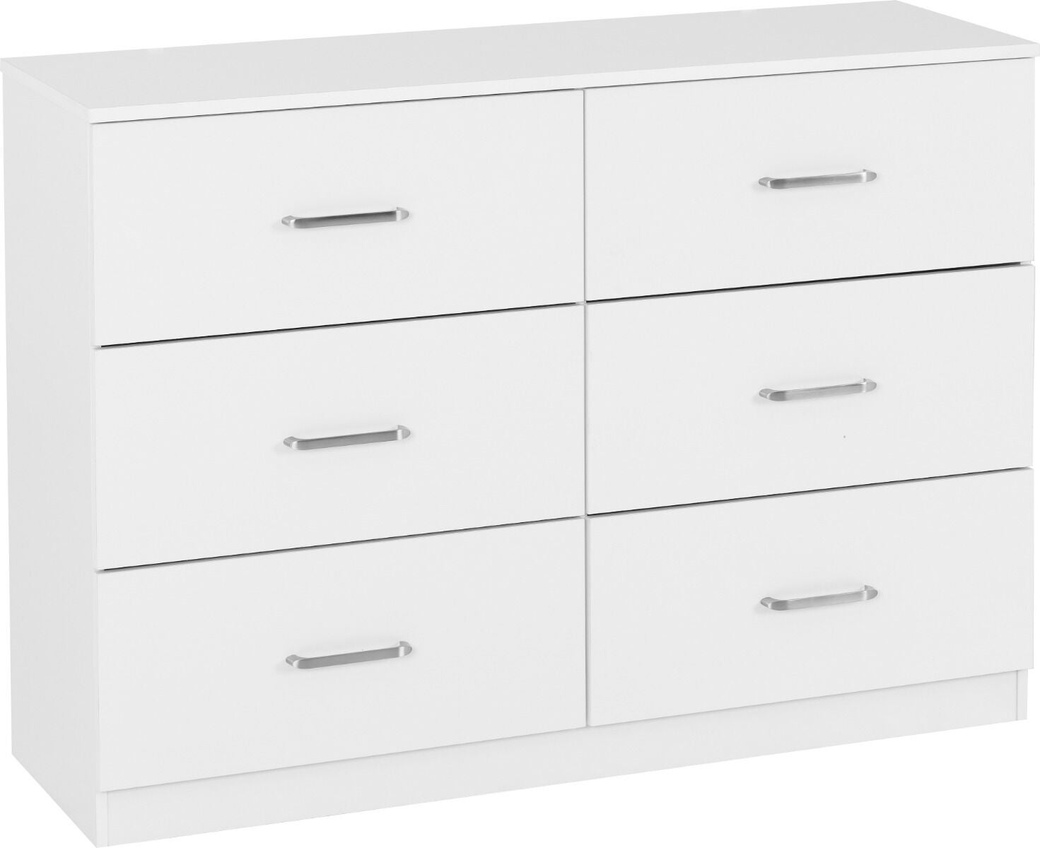Dakota 6 Drawer Chest - White