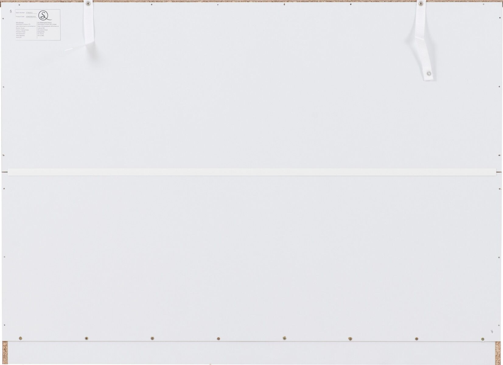Dakota 6 Drawer Chest - White