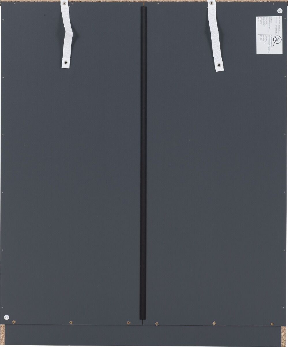 Dakota 5 Drawer Chest - Dark Grey