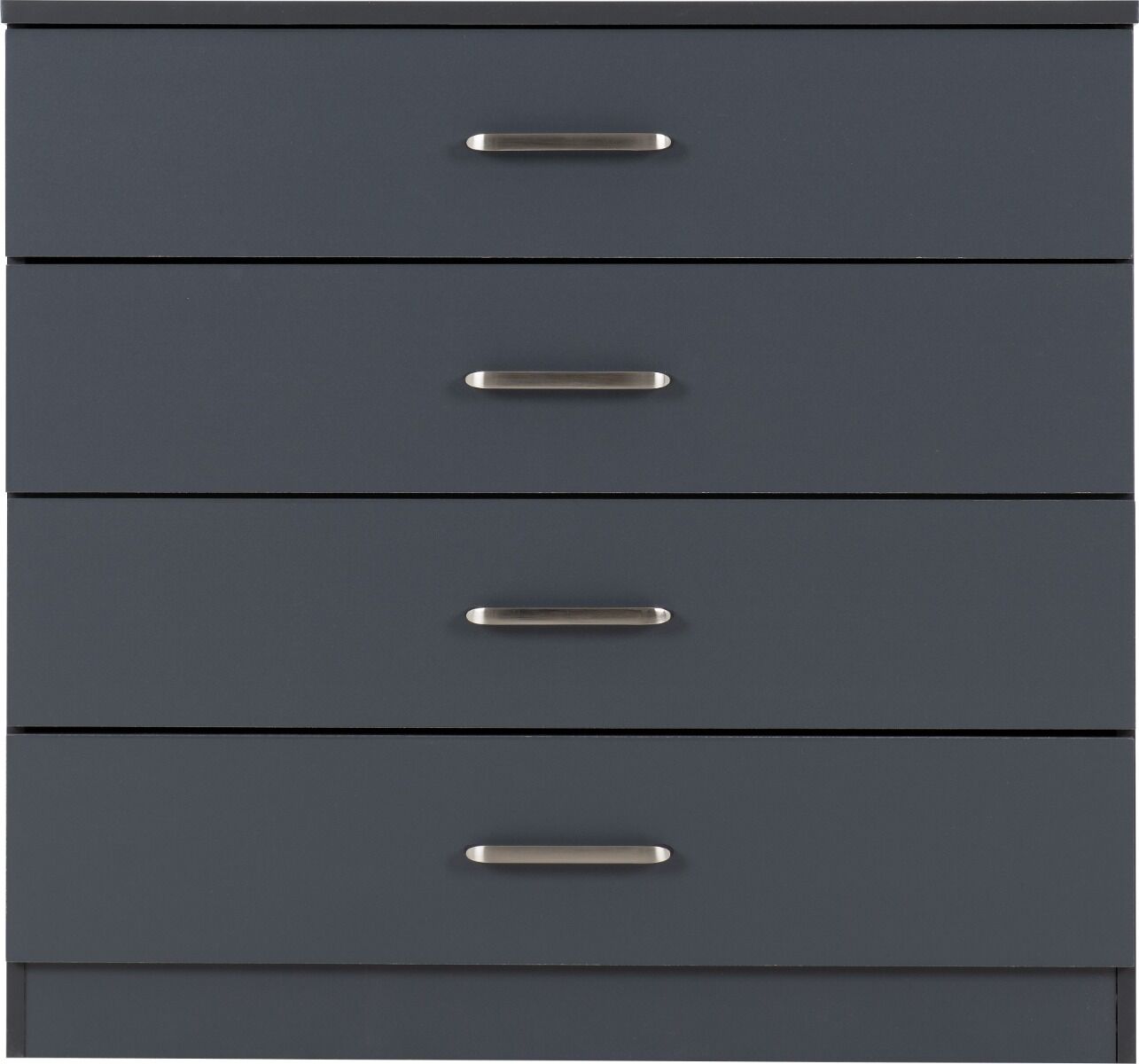 Dakota 4 Drawer Chest - Dark Grey