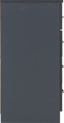 Dakota 4 Drawer Chest - Dark Grey