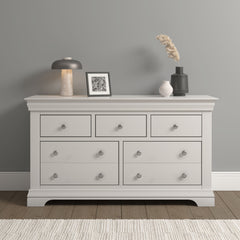 Bordeaux 3+2 Drawer Chest - Ivory