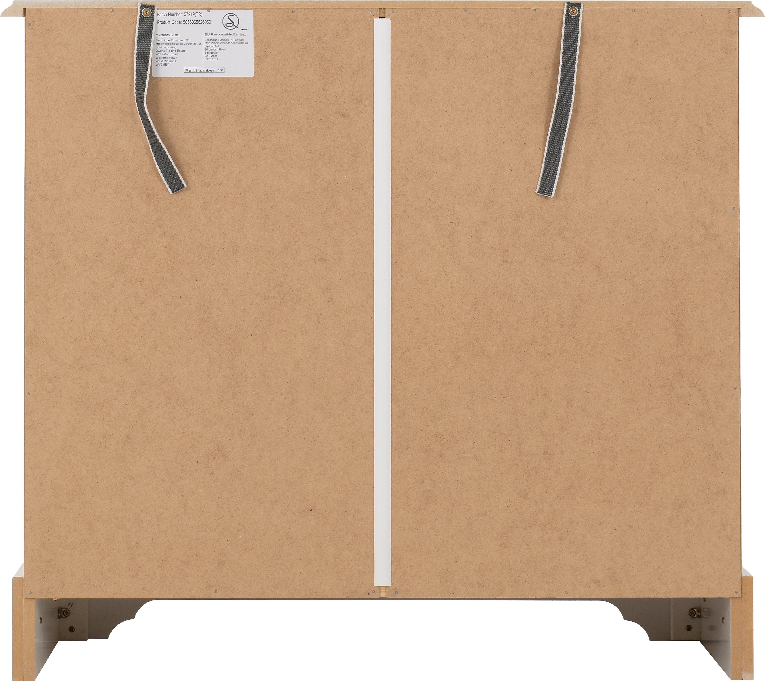 Stratford 3 Drawer Chest - White