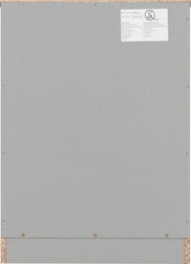 Dakota 3 Drawer Bedside - Light Grey