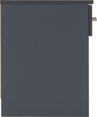Dakota 1 Drawer Bedside - Dark Grey