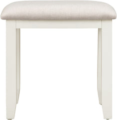 Bordeaux 3 Drawer Dressing Table Set - Ivory/Oat Fabric