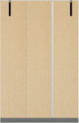 Denver 3 Door Wardrobe Bedroom Set - Grey Gloss