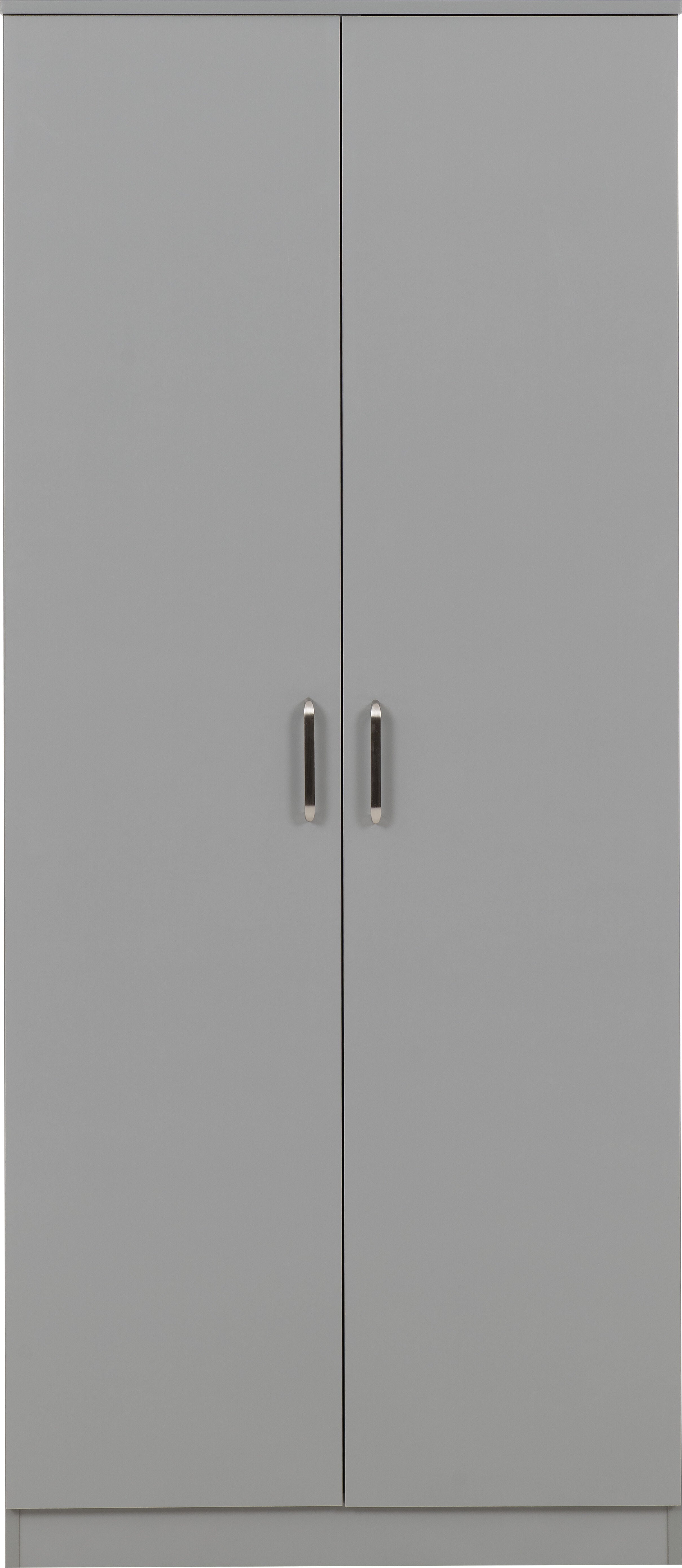 Dakota 2 Door Wardrobe Bedroom Set - Light Grey
