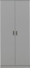 Dakota 2 Door Wardrobe Bedroom Set - Light Grey