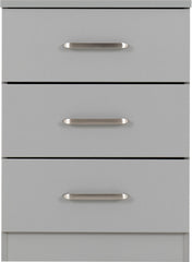Dakota 2 Door Wardrobe Bedroom Set - Light Grey