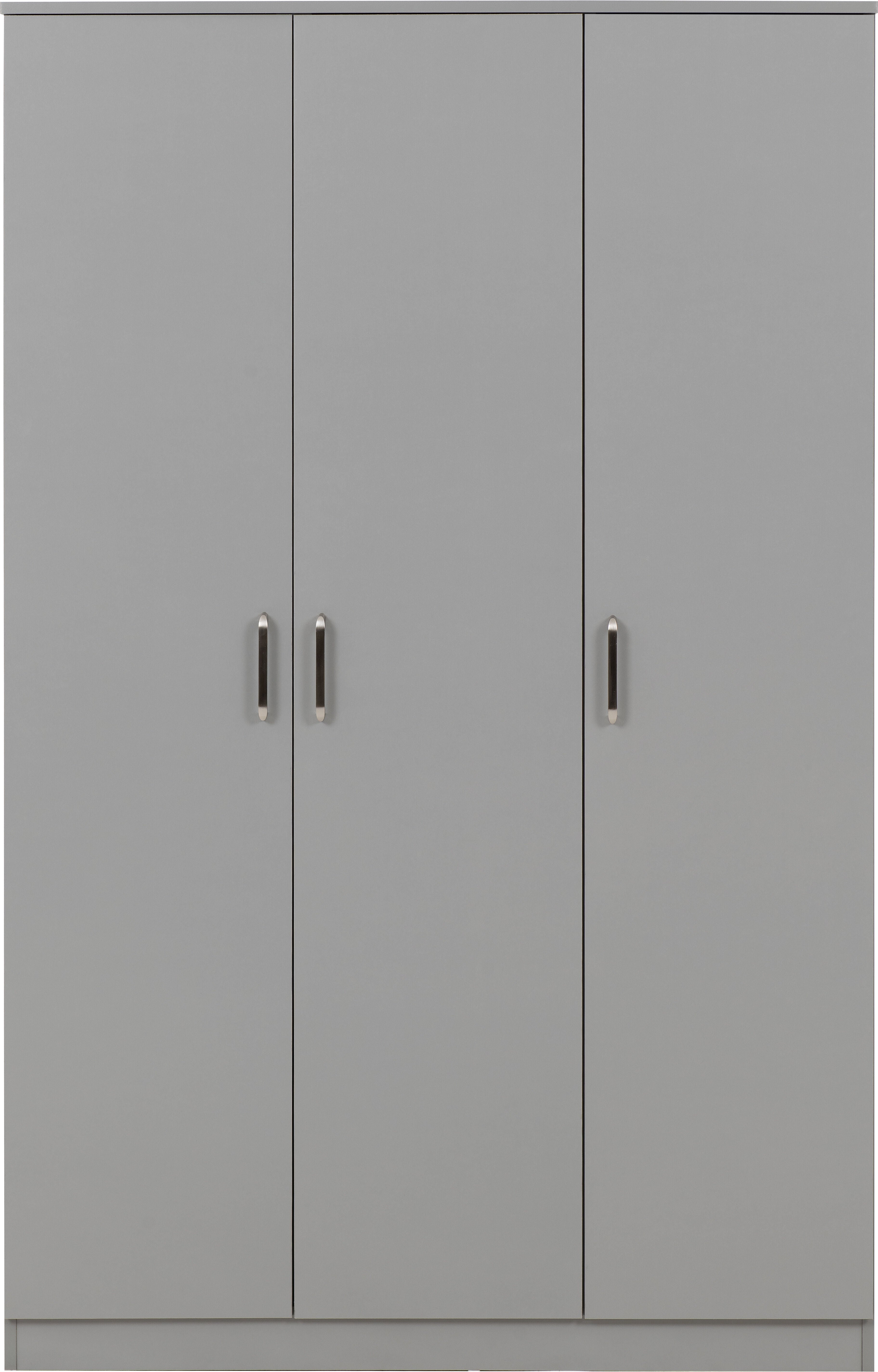Dakota 3 Door Wardrobe Bedroom Set - Light Grey