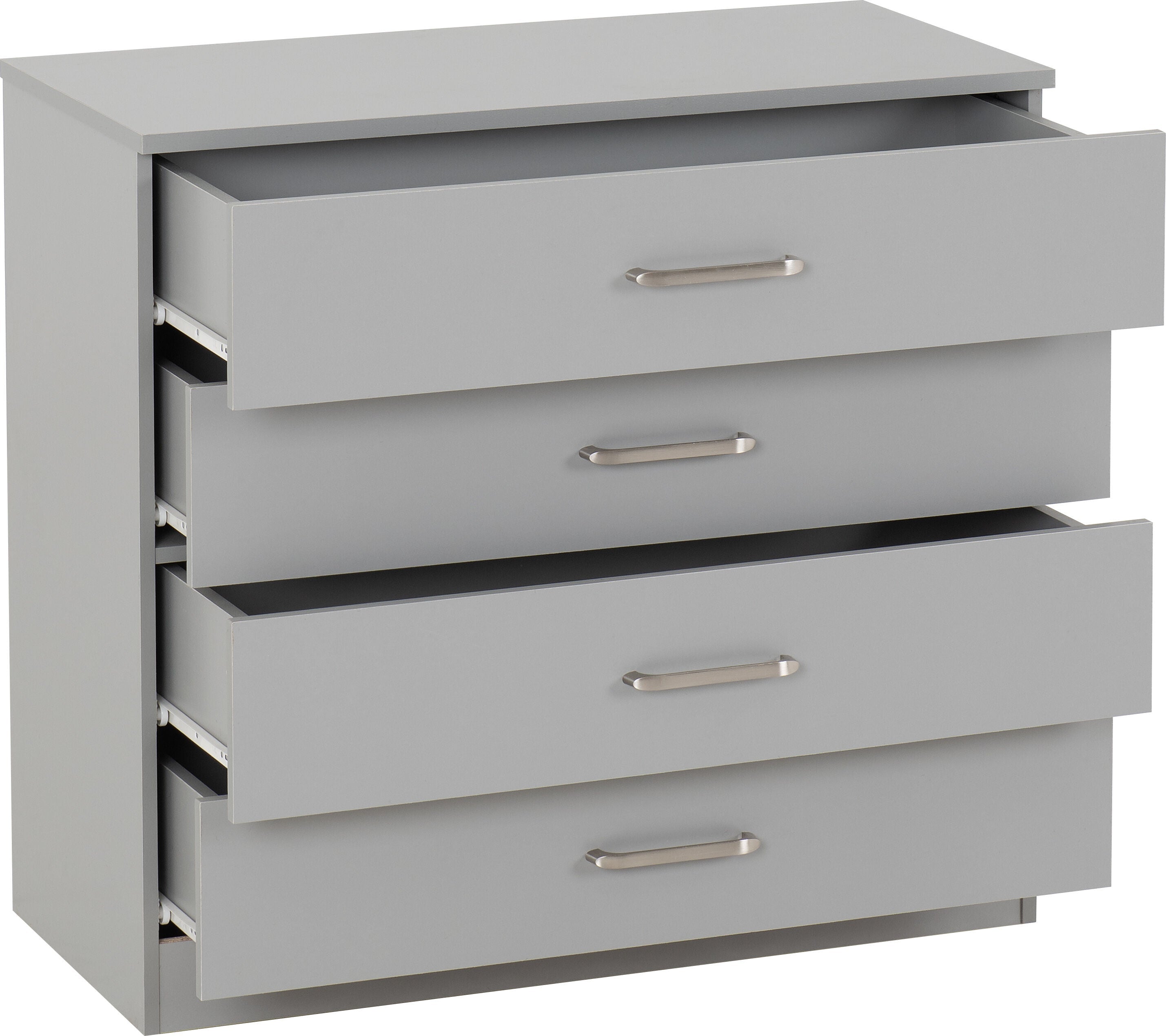 Dakota 3 Door Wardrobe Bedroom Set - Light Grey
