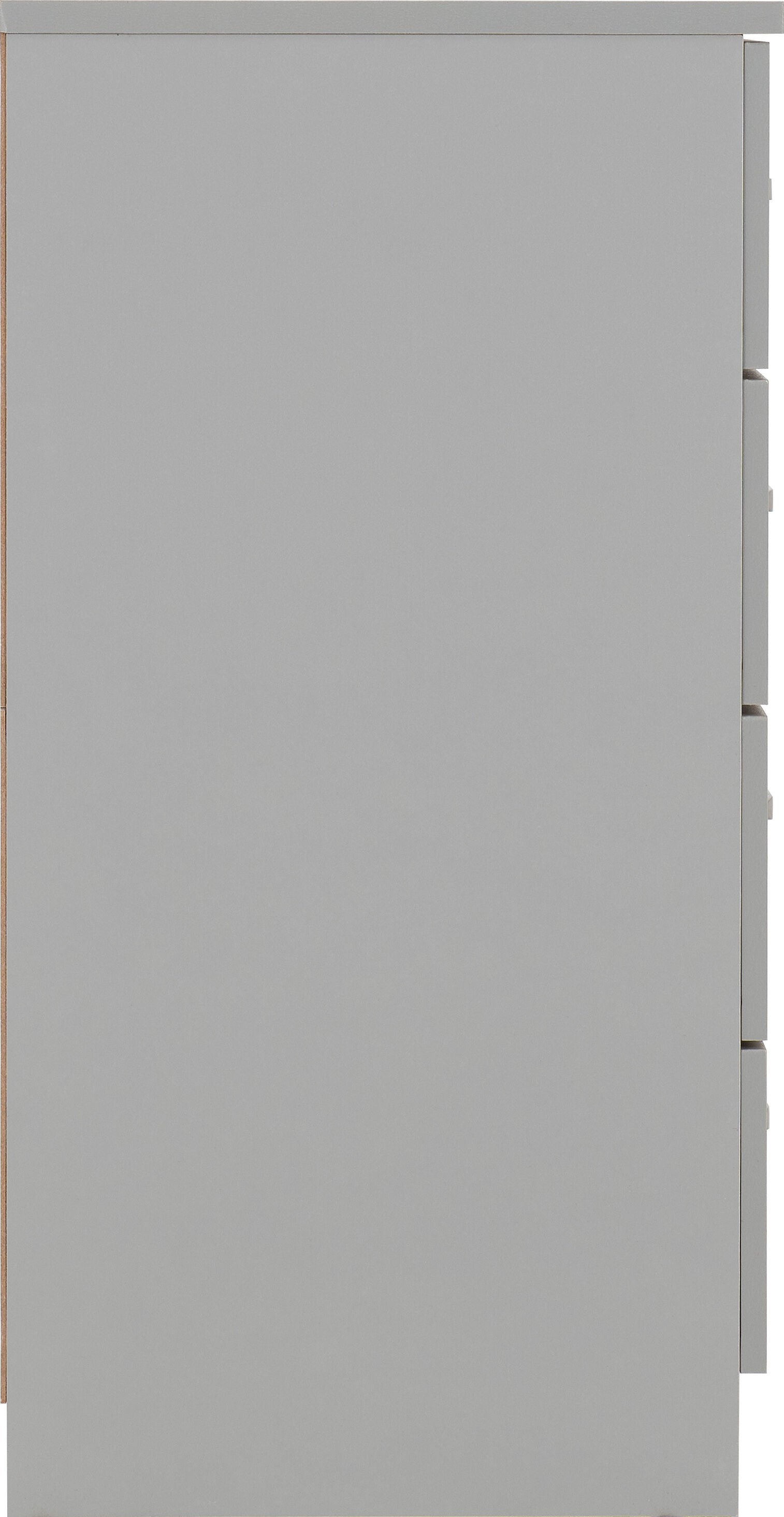 Dakota 3 Door Wardrobe Bedroom Set - Light Grey