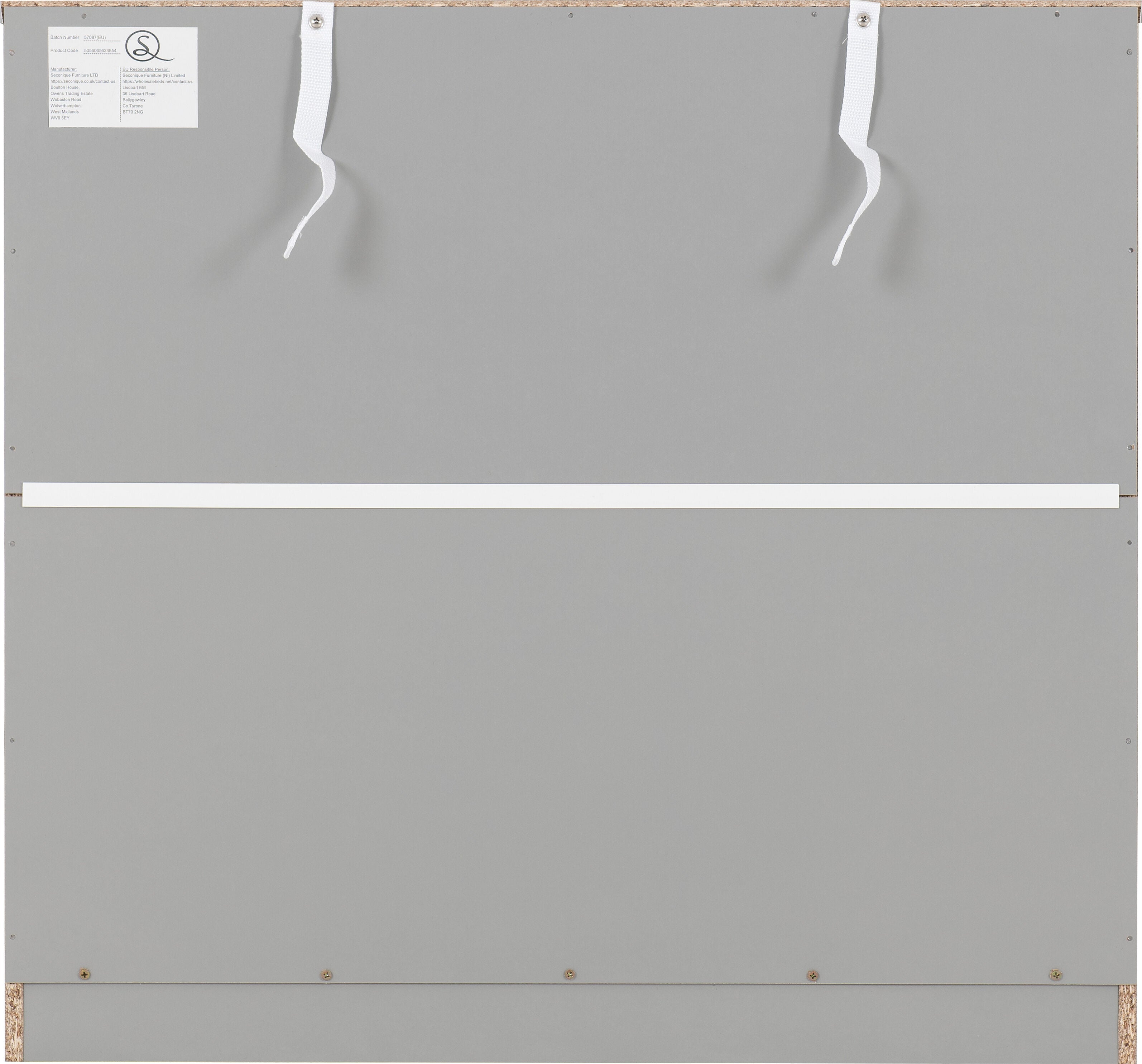 Dakota 3 Door Wardrobe Bedroom Set - Light Grey