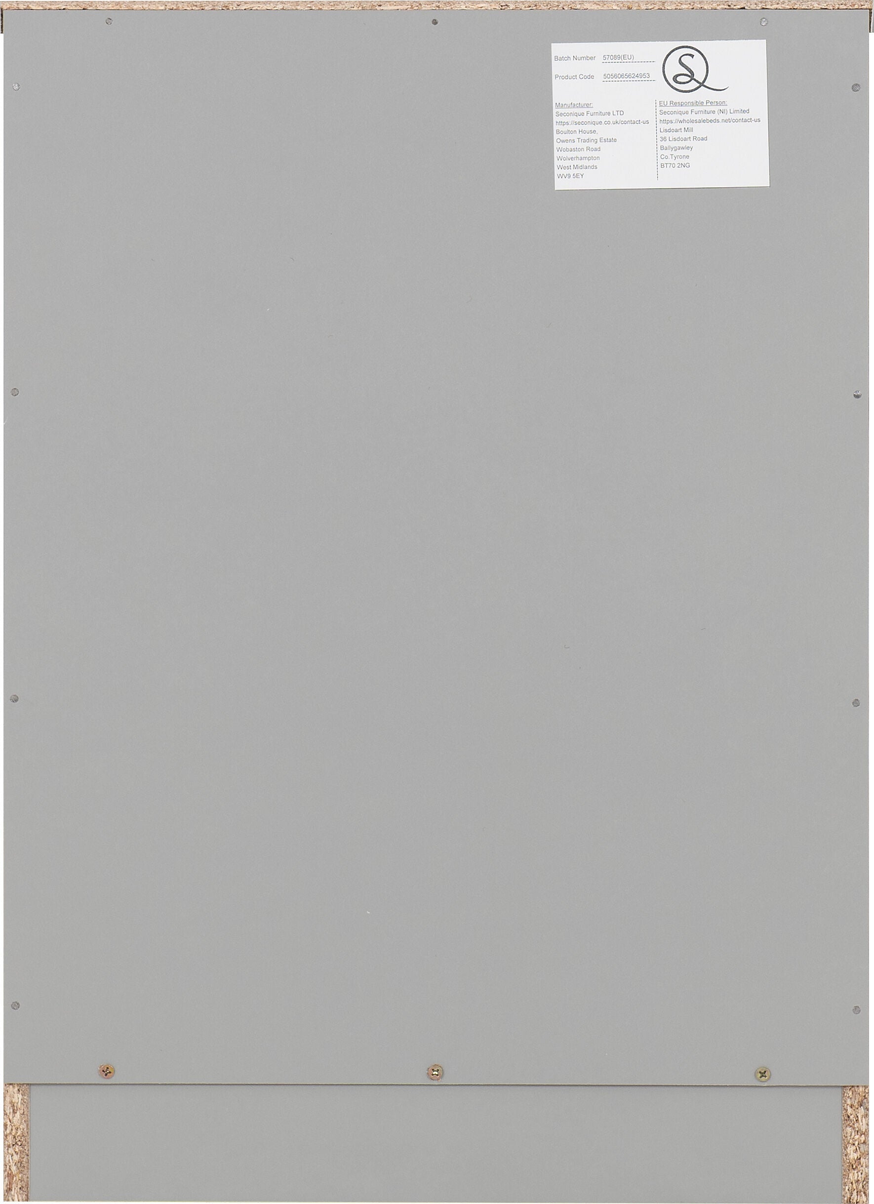 Dakota 3 Door Wardrobe Bedroom Set - Light Grey
