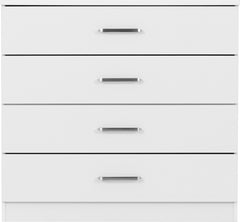 Dakota 3 Door Wardrobe Bedroom Set - White