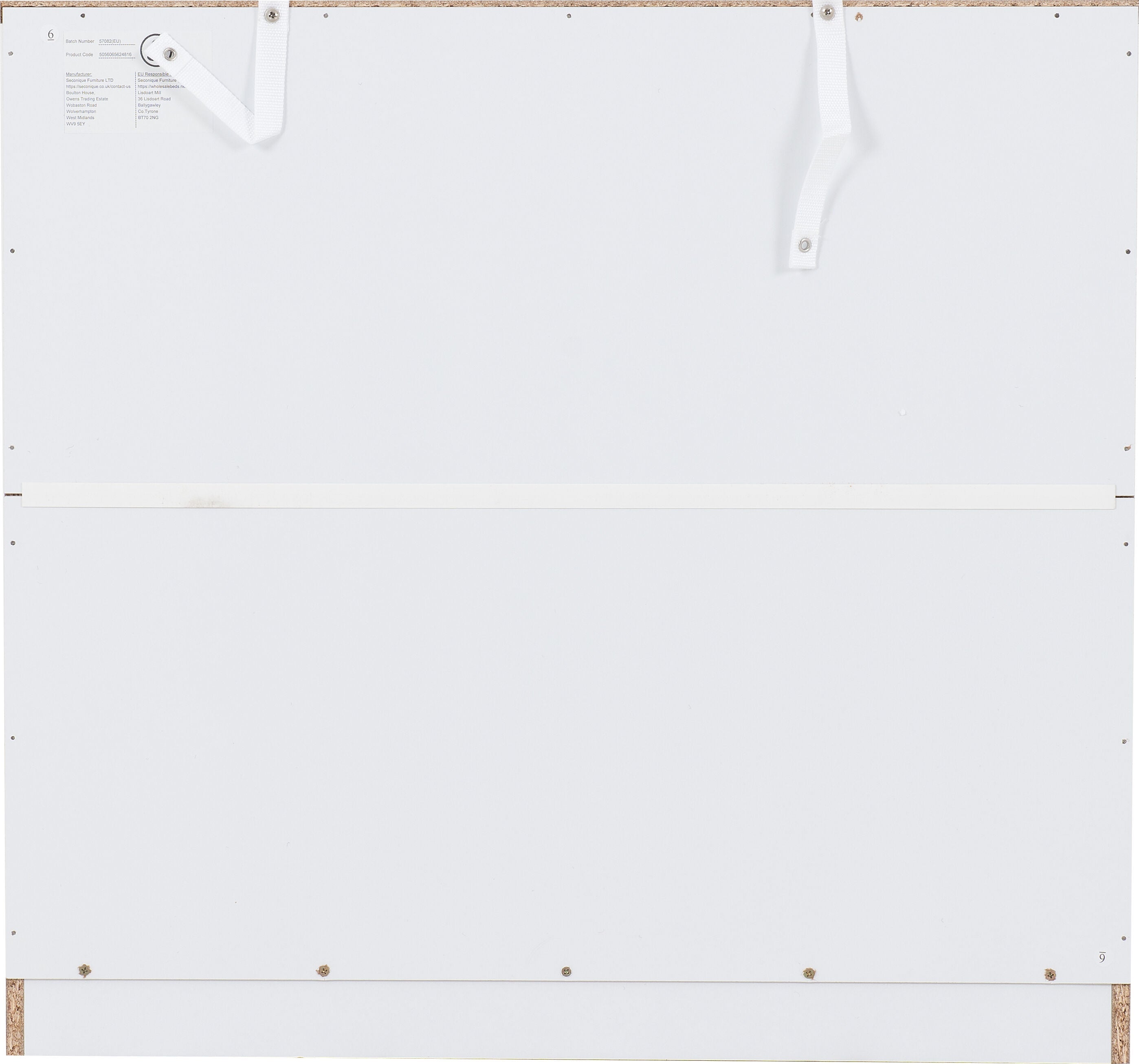 Dakota 3 Door Wardrobe Bedroom Set - White