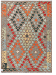 Marghzar-e Zafarani, Maimana Kilim - 205 × 147 cm (6'9" x 4'10")