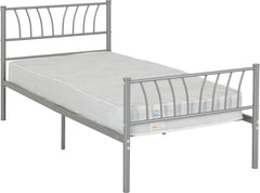 Harlow 3' Bed - Silver
