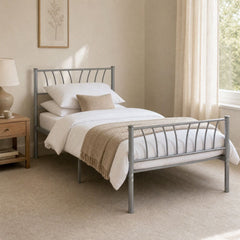 Harlow 3' Bed - Silver