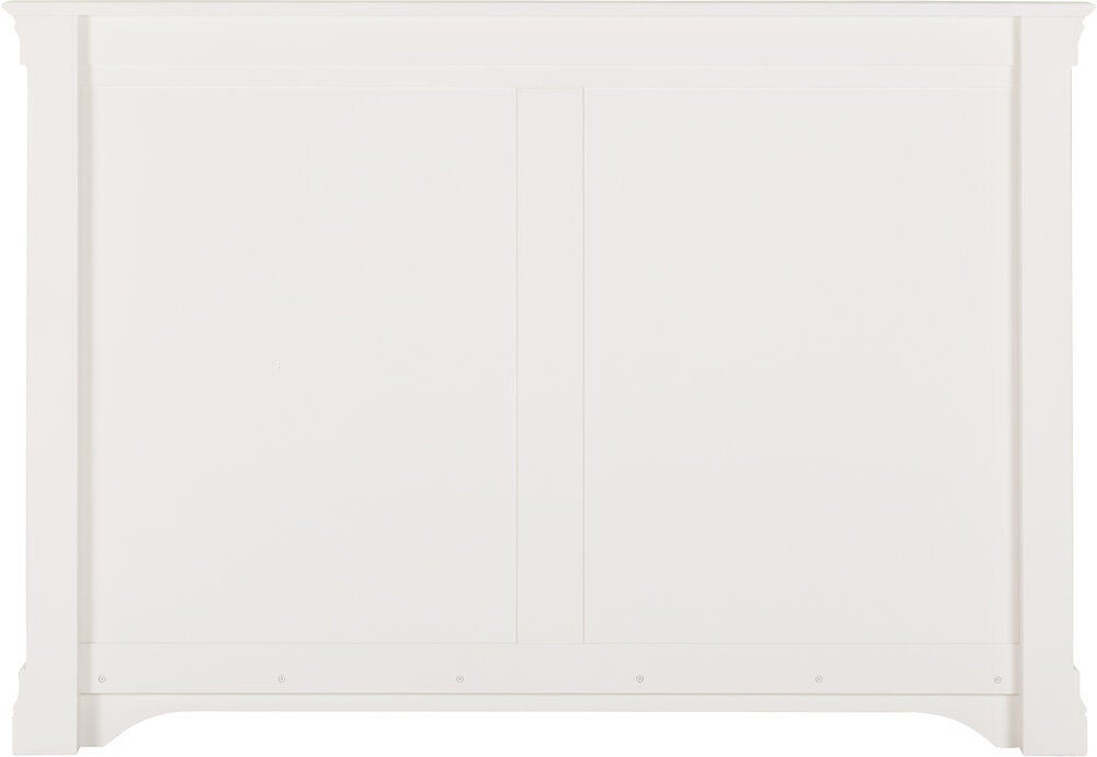 Bordeaux 4'6" High End Bed - Ivory