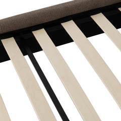 Verona 5' Bed - Brown Fabric