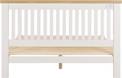 Windsor 5' Low End Bed - Ivory/Oak
