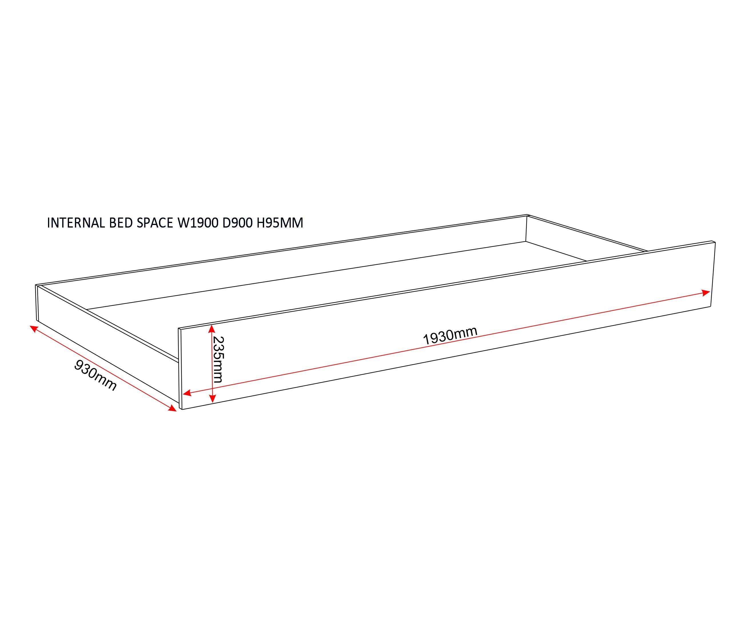 Hector Trundle Bed - Ash Grey