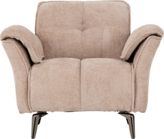 AMALFI 1 SEATER CHAIR CHAMPAGNE FRONT