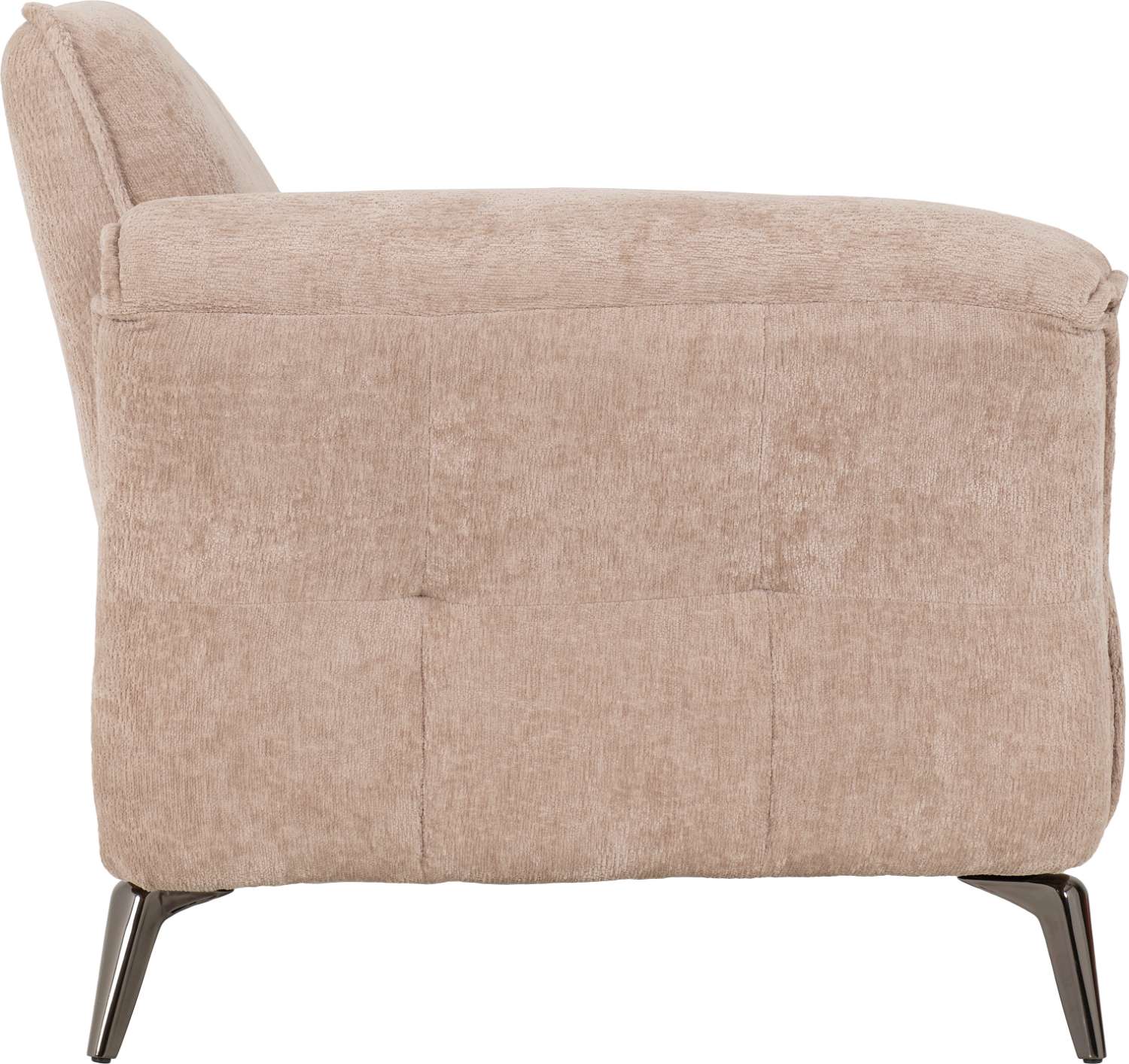 AMALFI 1 SEATER CHAIR CHAMPAGNE R SIDE