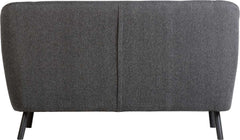 ASHLEY 2 SEATER SOFA - DARK GREY FABRIC