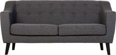 ASHLEY 3 SEATER SOFA - DARK GREY FABRIC