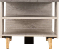 ASPEN COFFEE TABLE - WHITE OAK/STONE EFFECT