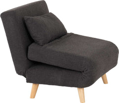 Astoria Chair Bed - GREY BOUCLE FABRIC