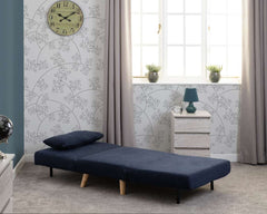 Astoria Chair Bed - NAVY BLUE FABRIC